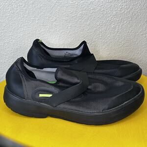Oofos OOmg eeZee Comfort Shoes Slip On Sneaker Recovery Black Gym Men’s Size 13